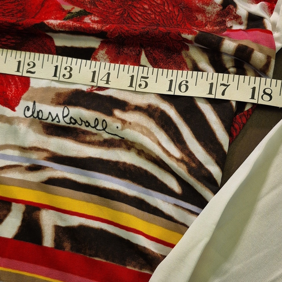 Class Roberto Cavalli: Floral & Feminine Just Beautiful Sz USA 14. (#1675). - Picture 13 of 17